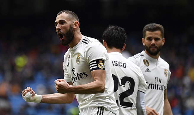 Real Madrid guiado por Karim Benzema remontó 2-1 al Eibar