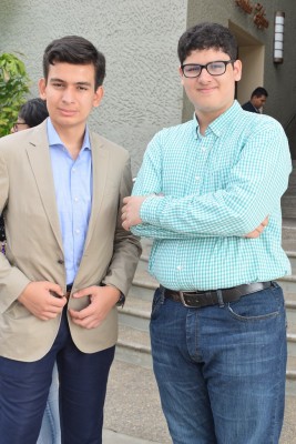 David Yánes y Axel Hernández.