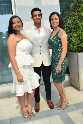 Denisse Herrera, Eduardo Andrade y Adriana Fajardo