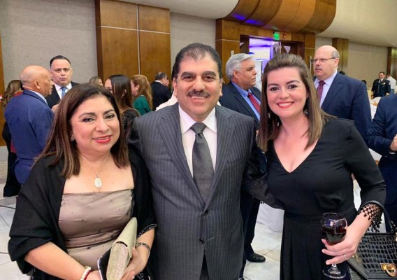 Ester Amaya, Jorge Faraj y Tatiana Paz