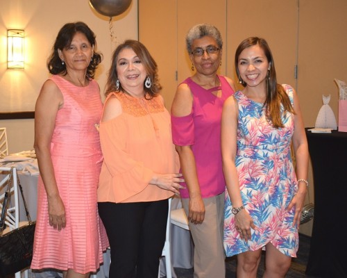 Gladys Banegas, Lourdes Suyapa Torres de Coello, Mabis Jovel y Aura Evo