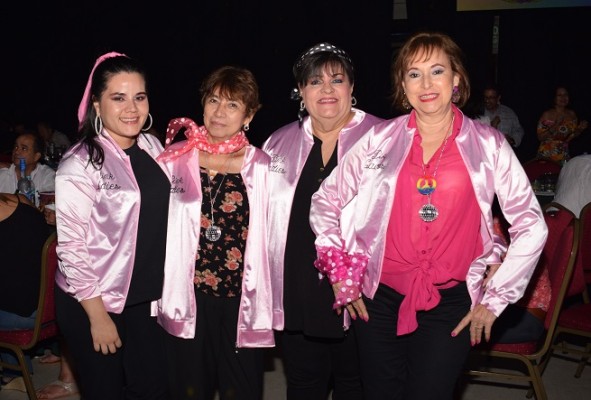 Janie Charry, Dora Mejía, Patricia Raudales y Margarita Lara.