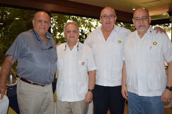Jack Kattán, Carlos Bueso, Jorge Sikaffy y Héctor Aguilar.