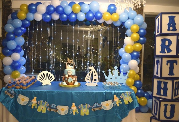 La tierna decoración del baby shower dedicado a Noren, encantó a todas las selectas invitadas por igual