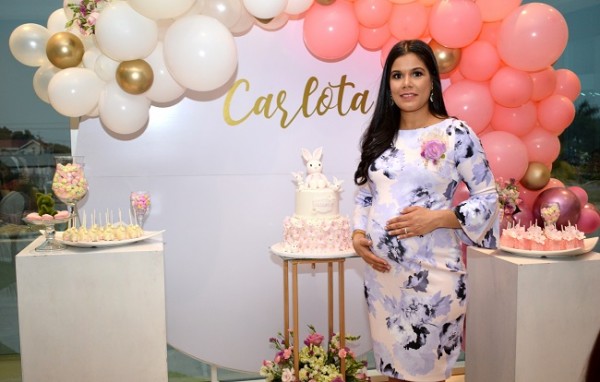Liseth Duran de Rivera disfrutó a plenitud de su fiesta maternal