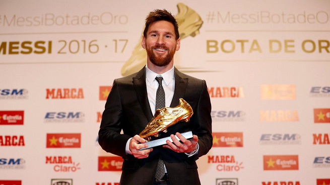 Messi gana su sexta Bota de Oro como máximo goleador del fútbol europeo