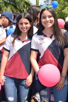 Tamara Bendeck y Alexandra Alvarado.