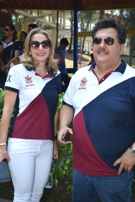 Victoria Otero y José Ouzande.