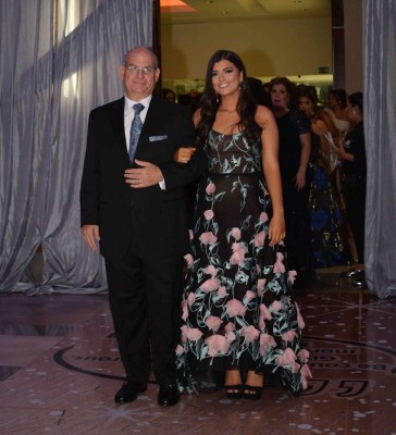 Adriana Salem y su padre Juan Carlos Salem