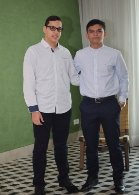 Carlos Alvarado y Henry Matamoros