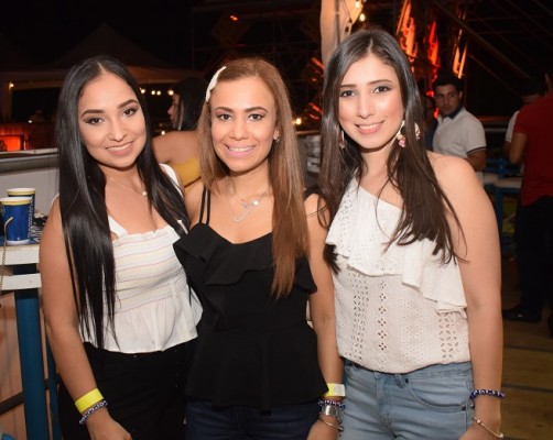 Belkis Leiva, Jenny Paz y Cindy Ramos.