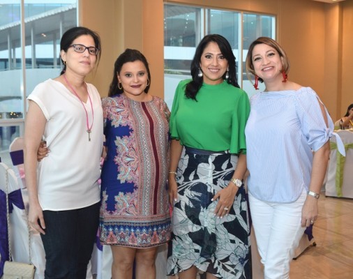 Perla Fernandez, Lineth Umaña, Osiris Masi y Alejandra Echeto