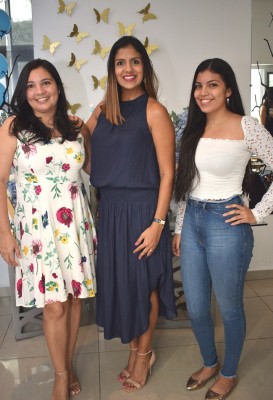 Yanina Cuadra, Scarleth Valle y Azucena Cerrato.