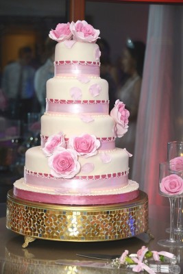 El exquisito pastel fue elaborado por Maritza´s Bakery