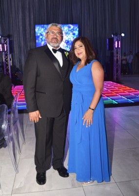 Los padrinos de boda, Astrid de Casco y Adalberto Casco