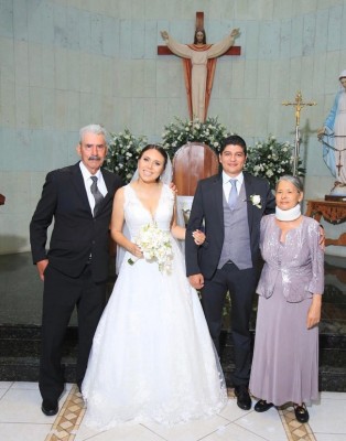 Marcos Lara, Tany Pérez, Alejandro Cruz y Jovita Tabora.