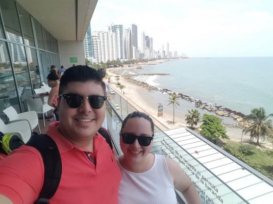 Karen Dariela Fajardo y Orlando Josue Valenzuela eligieron viajar a Cartagena de Indias, Colombia en su viaje de luna de miel ¡fabuloso!