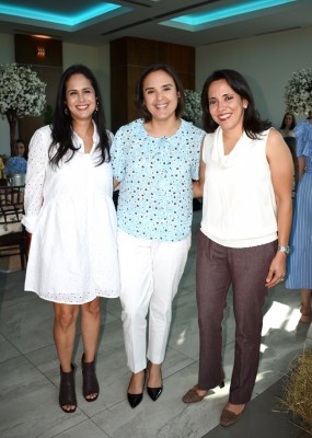 Alejandra García, María Elena Sabillon y Larissa Paredes