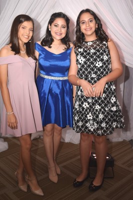 Anna Maldonado, Delmy Zuniga y Siham Larach.