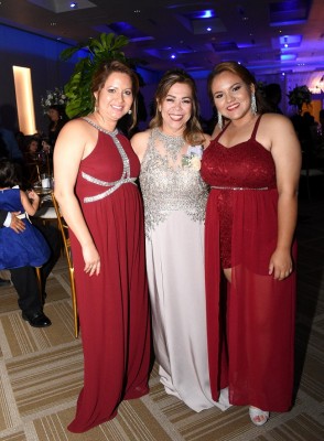 Delmy Dubon, Ilsa Barahona y Emely Cerrato