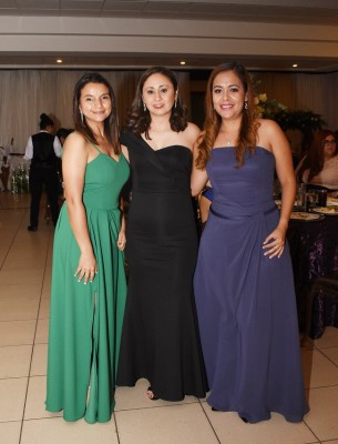 Diana Núñez, Flavia Santos e Iris Alvarado