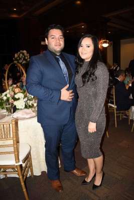 Los testigos de boda, Christopher Hernández y Evelyn Jiménez de Hernández