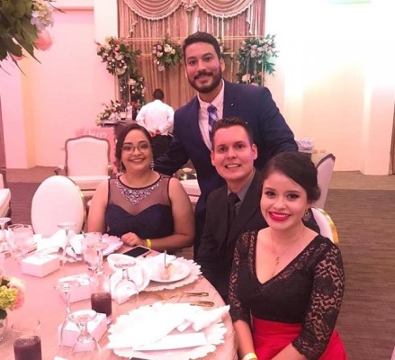 Tracy Cortés, Carlos Fernández, Osman Pascua y Alejandra Ayala