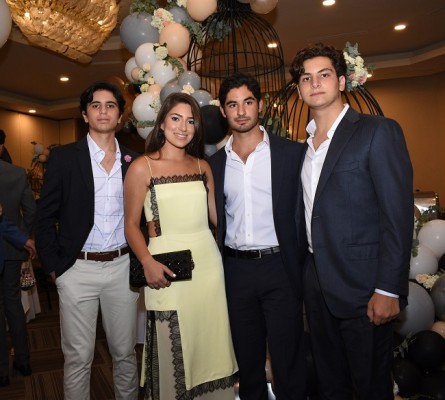 Diego Hawit, Mariana Larach, Ernesto Cordoba y Lorenzo Leiva