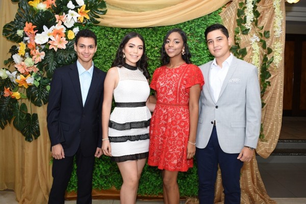 Fernando Tejeda, Jennifer Soriano, Alma Barralaga y Adrián Morales