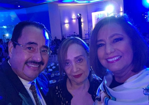 Ing. Pedro Cobos, Gloria Lopez ganadora de Premio Quetglas 2019 y Rosario Marín Ex Tesorera de USA.