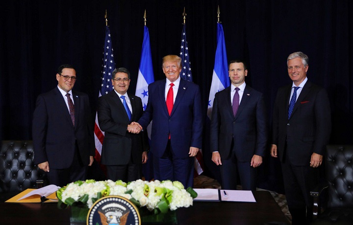 EEUU y Honduras firman Acuerdos Bilaterales de Cooperación en Migración y Seguridad