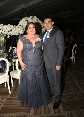 Los padrinos de bodas, José Carlos Molina y la hermana de la novia Karla Patricia López de Molina