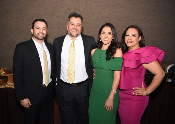 Rigoberto Erazo, Luis Ortez, Eva Nazar y Farah Nazar