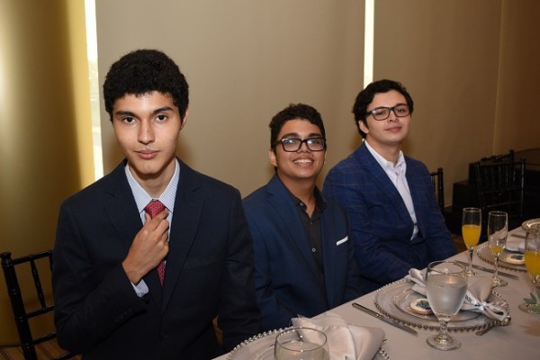 Sebastian Barahona, Michael Corrales y Abraham Bueso