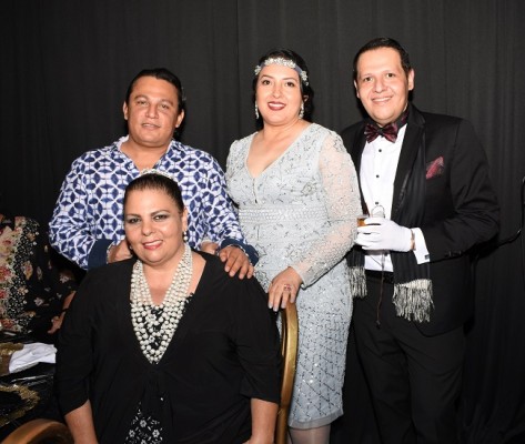 Walter Rivera, Mirna Hernández, Eugenio Laínez y Susy Kafati