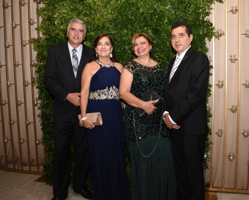 Alonso Pombo, Claudia Rey, Roxana Parrish y Carlos Lanza