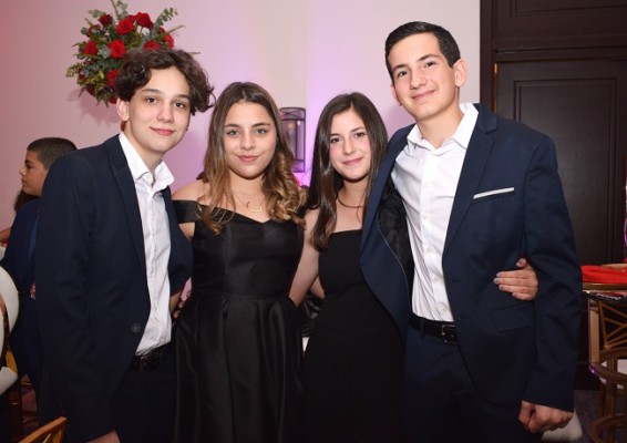 Anthony Berkeley, Camila Boadla, Alejandra Yague y Gabriel Abufele.