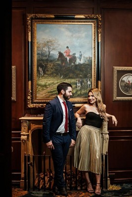 Bechir Bendeck y Lilian Pineda en una de sus estupendas imagenes de preboda