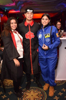 Elssy Ramos, Anthony Lorenzana y Josselyn Ramos.