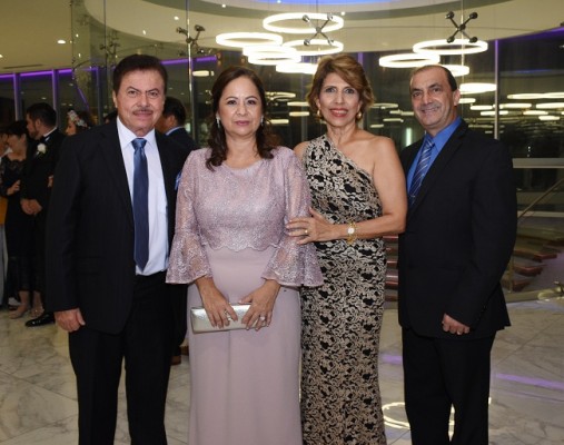 Gustavo Mejía, Diana Mejía de Verdial, Lilian y José Jaar