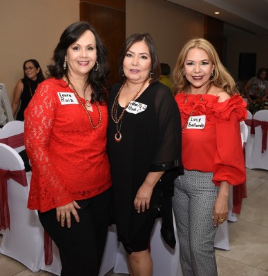 Laura Ruíz, Marta Delia Radillo y Lucy Gallardo