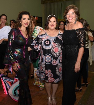 María Eugenia Peña, Ileana Rodríguez de Soto y Kathia Alvarado