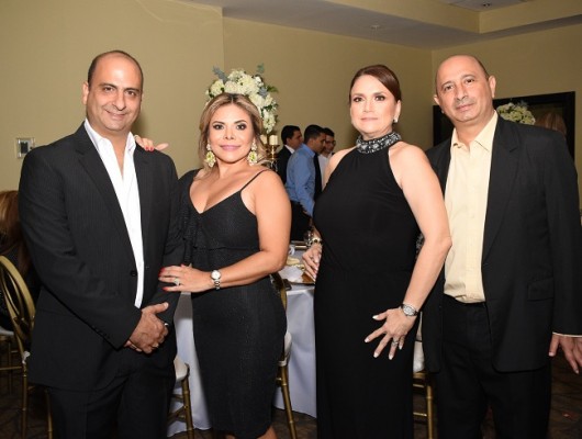 Nidal Faraj, Marlen de Faraj, Karla y Carlos Faraj