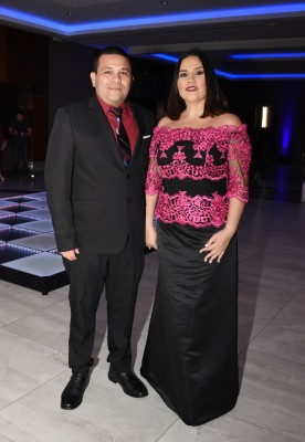 Roxana Espinal y Mario Castro