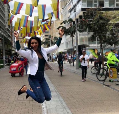 Roxy Cruz también eligió como destino turístico a Colombia