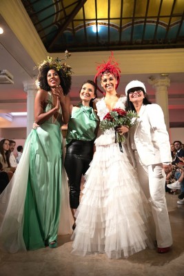 Vedelia Donoso Sfeir al cierre de su runway.