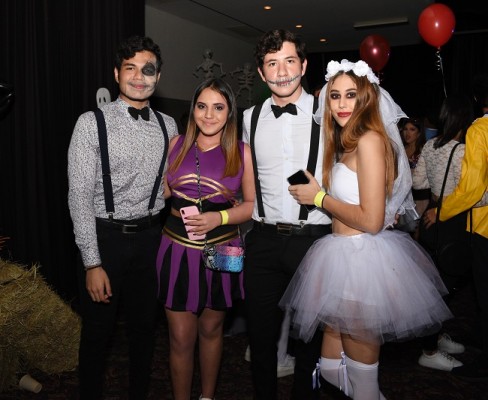 Daniel Fattaleh, Joey Másquez, Elías Fattaleh y Mónica Markreiter