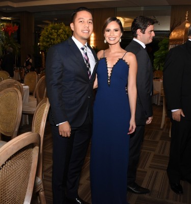 Daniela Ferrufino y Jonathan Park