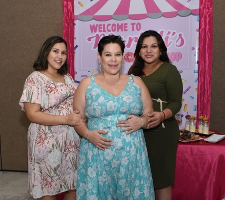 Eva Espinal, Ligia Monteilh y Patricia Matute