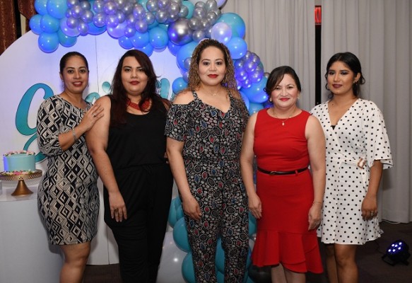 Guadalupe Ramírez, Larissa Estévez, Jahayra Castro, Brenda Dubón y Mergy López